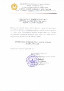 PERPANJANGAN WAKTU PENDAFTARAN PENYESUAIAN UKT SEMESTER GASAL TAHUN ...