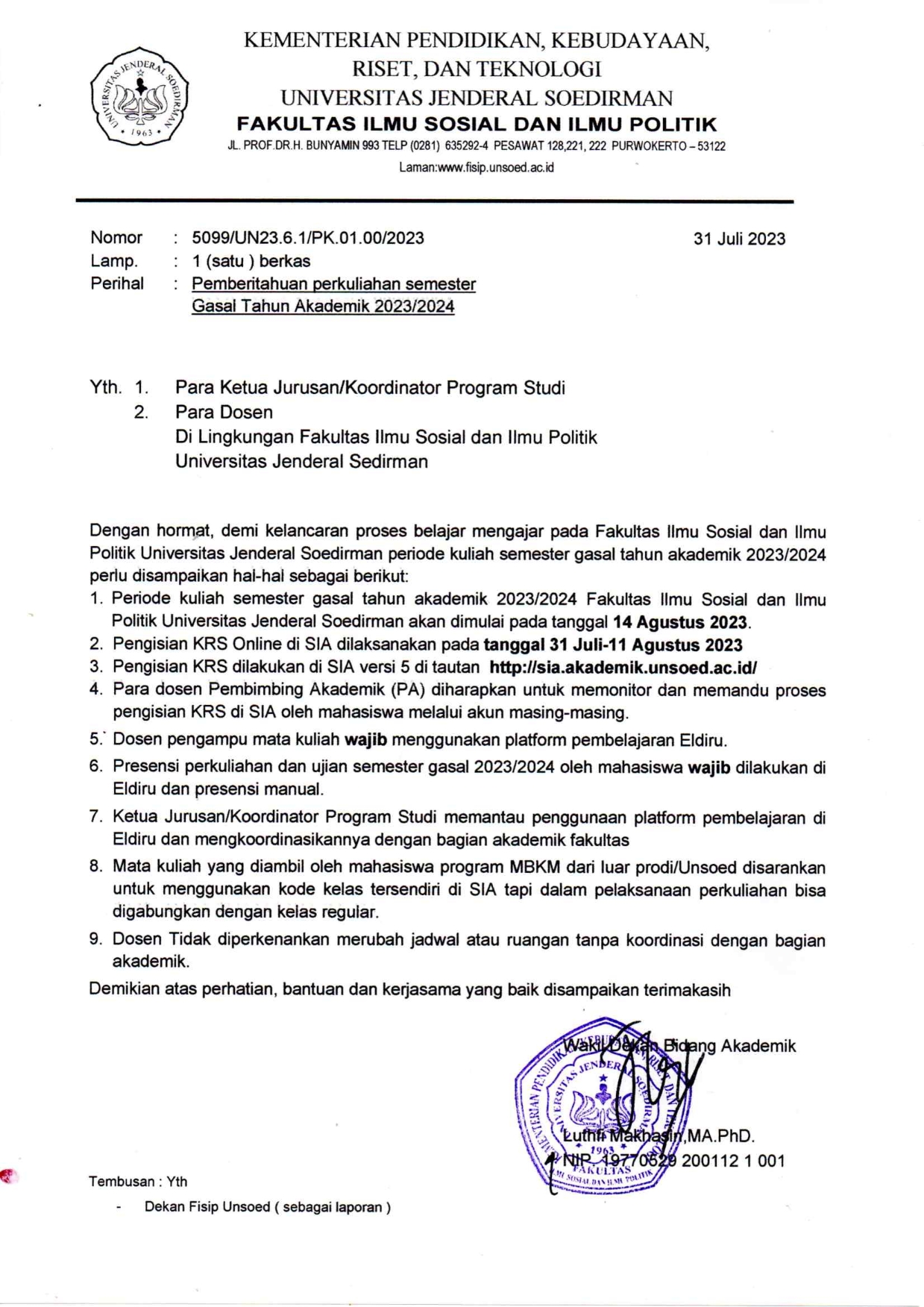 Jadwal Kuliah Semester Gasal 2023 2024 Fisip Unsoed Fakultas Ilmu Jadwal Kuliah Semester Gasal 2023 2024 Fisip Unsoed Fakultas Ilmu